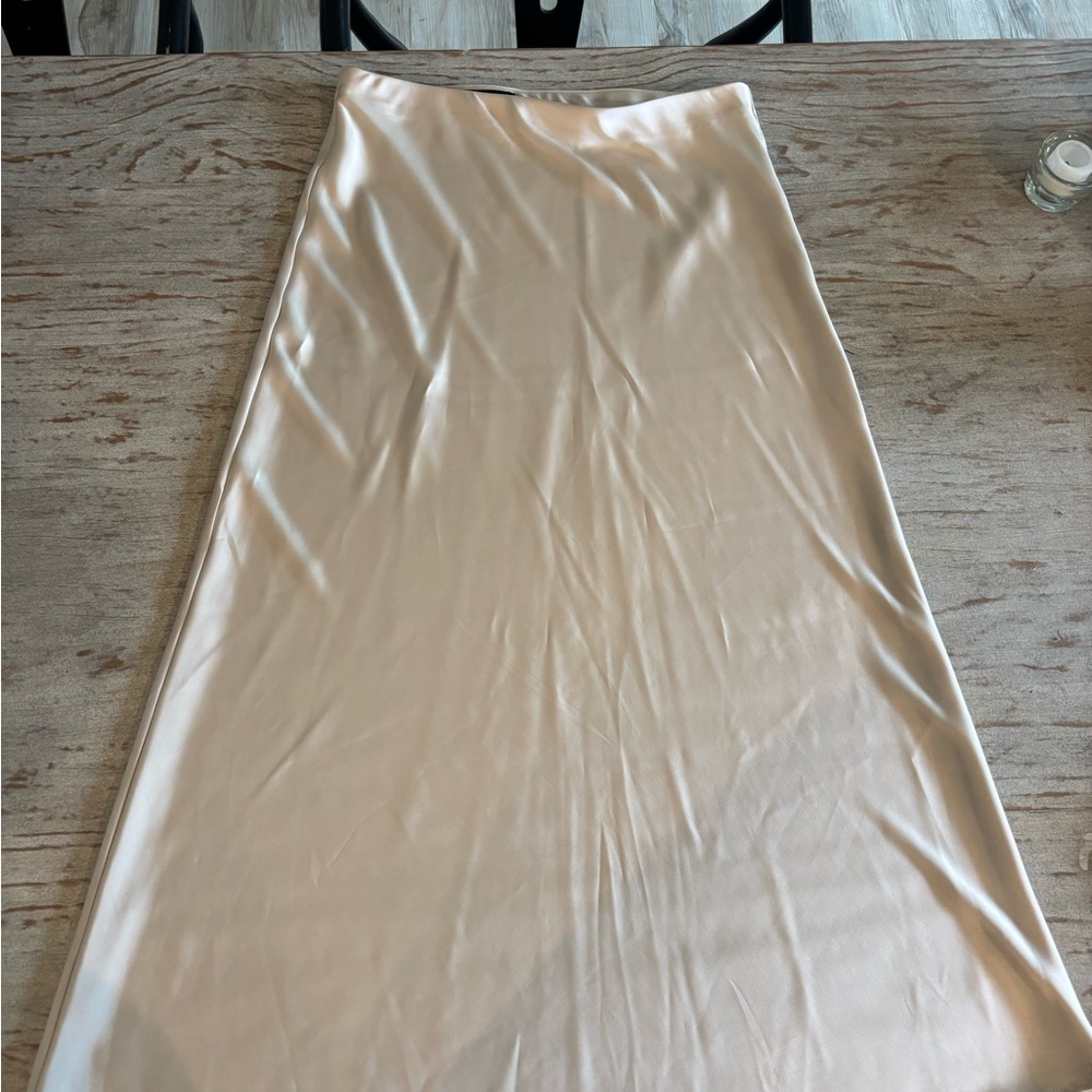 Zara Cream Pencil Skirt